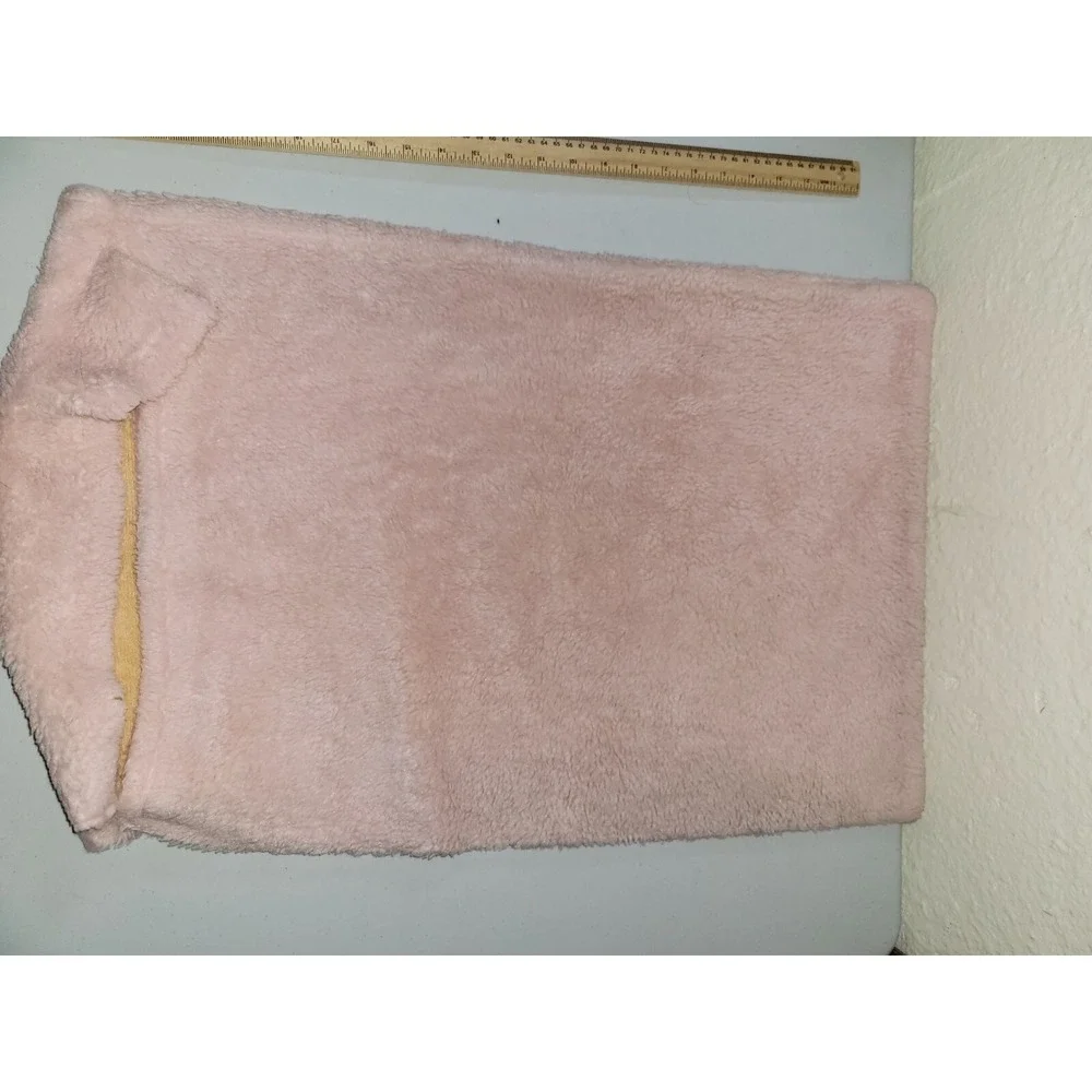 Vintage Strawberry Shortcake Pillow Case Handmade 1980s Shag Cloth‎